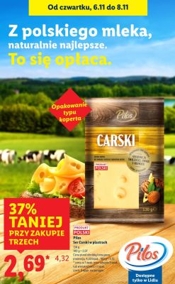 Ser Carski w plastrach promocja w Lidl