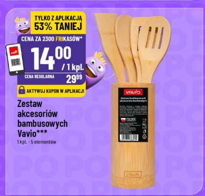 Zestaw akcesoriów bambusowych Vavio promocja w POLOmarket