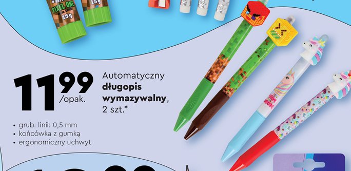 D艂ugopis wymazywalny minecraft Astra promocja