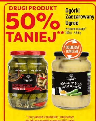 Ogórki Zaczarowany Ogród marynowane mini promocja w POLOmarket