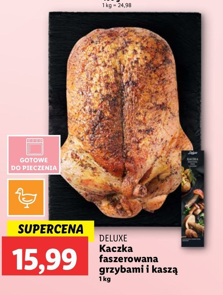 Kaczka faszerowana grzybami i kaszą Deluxe promocja