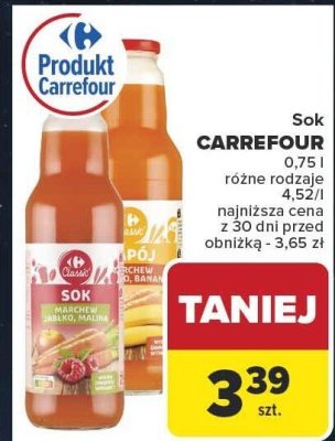 Sok Carrefour promocja w Carrefour