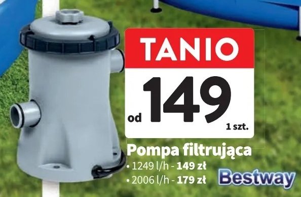 Pompa filtrująca flowclear 1249l/h Bestway promocja