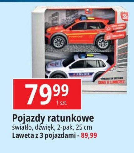 Pojazdy ratunkowe 25 cm promocja w Leclerc