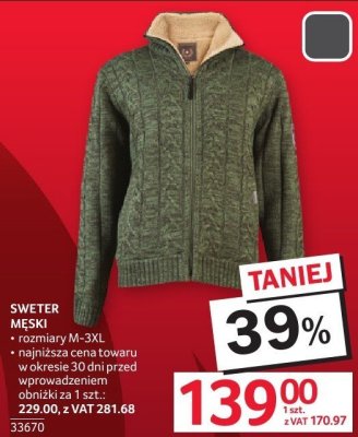 Sweter męski promocja w Selgros