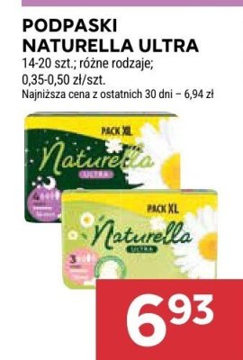 Podpaski Naturella Ultra promocja w Stokrotka