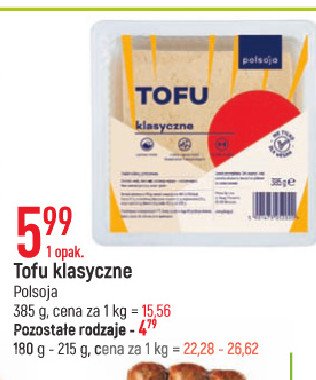 Tofu w pikantnej marynacie paprykowej Polsoja promocje