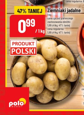 Ziemniaki jadalne promocja w POLOmarket