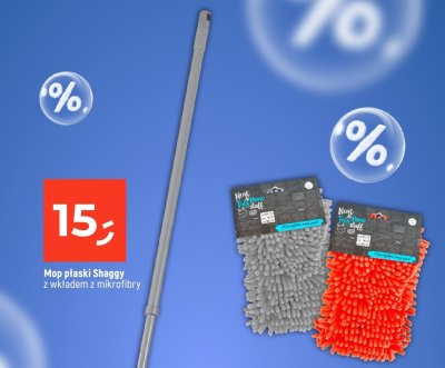 Wkład Shaggy do mopa płaskiego różne kolory promocja w Dealz