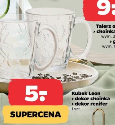 Kubek dekor choinka promocja w Netto