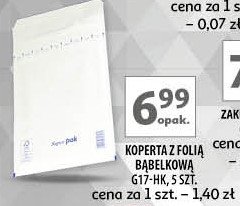 Koperta z folią bąbelkową g17-hk biały Office products promocja w Auchan