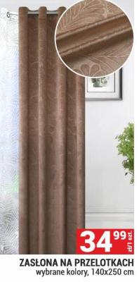 Zasłona na przelotkach 140x250 cm promocja w Merkury Market