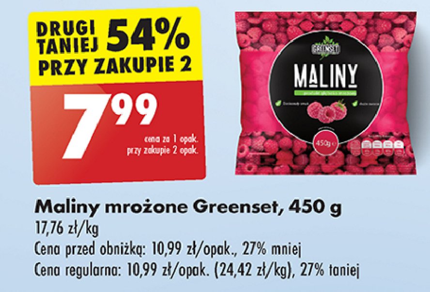 Maliny Greenset promocja