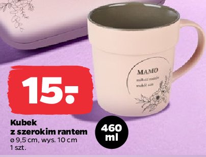 Kubek 460 ml dzień mamy Altom design promocja w Netto
