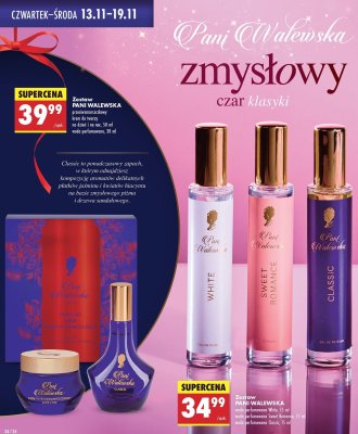 Zestaw PANI WALEWSKA przeciwzmarszczkowy krem do twarzy na dzień i na noc 50 ml, woda perfumowana 30 ml promocja w Biedronka