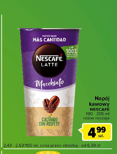 Kawa macchiato latte Nescafe shakissimo promocja