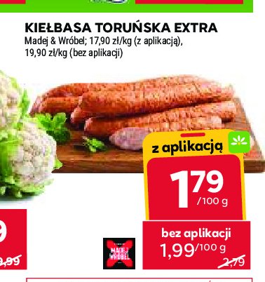 Kiełbasa toruńska Madej & wróbel promocja