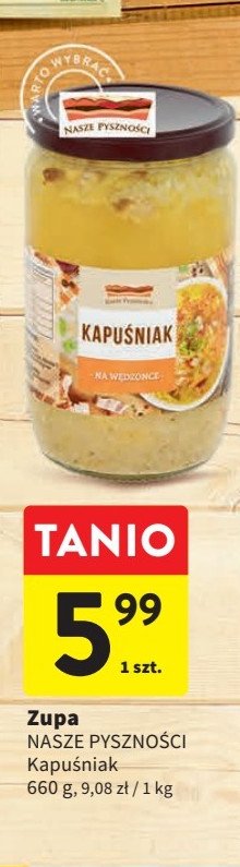 Kapu艣niak na w臋dzonce Nasze pyszno艣ci promocja