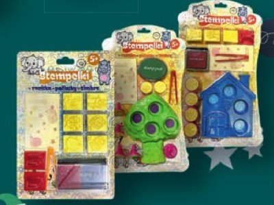 Stempelki zestaw kreatywny do rysowania promocja w Stokrotka