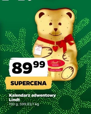Kalendarz adwentowy Lindt promocja w Netto