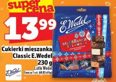 Cukierki mieszanka Classic E.Wedel 230 g promocja w TOPAZ