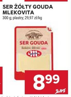 Ser 偶贸艂ty Gouda Mlekovita promocja w Stokrotka