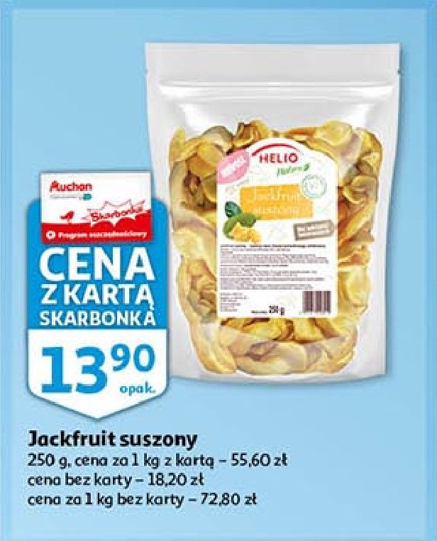 Jackfruit suszony Helio natura promocja