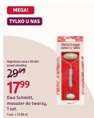 Jadeitowy masażer do twarzy, 1 szt. promocja w Rossmann