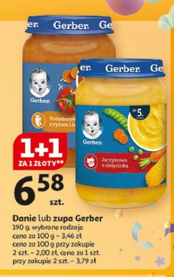 Zupka jarzynowa z ciel臋cin膮 Gerber promocja