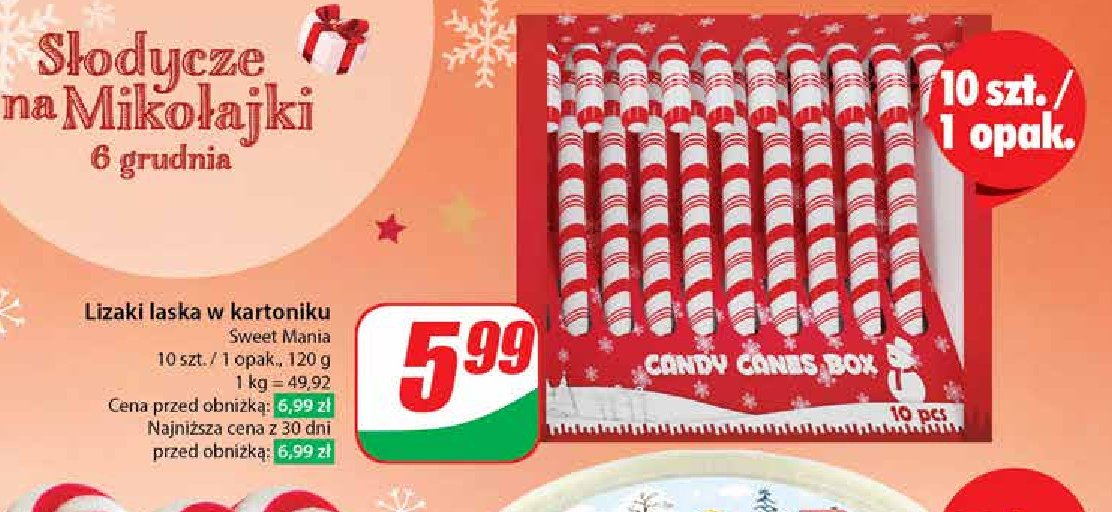 Lizaki laska Sweetmania promocja