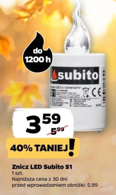 Znicz LED S1 promocja w Netto