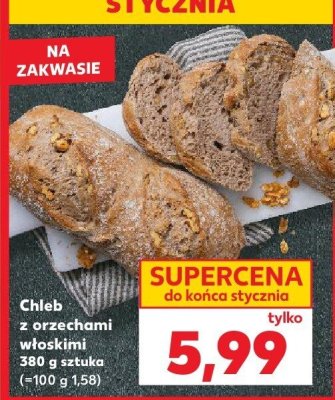 Chleb z orzechami włoskimi promocja w Kaufland