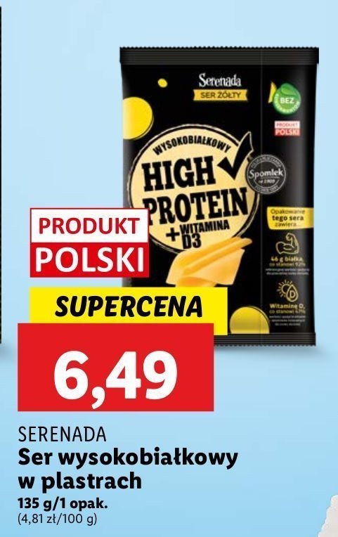 Ser high protein Serenada promocja w Lidl