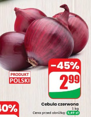 Cebula czerwona promocja w Dino