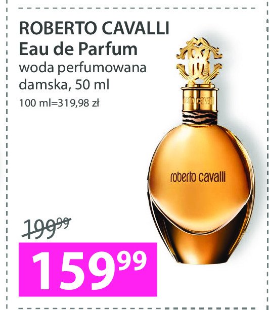 Woda perfumowana Roberto cavalli for women promocja