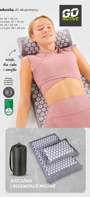 Mata z poduszką do akupresury promocja w Biedronka