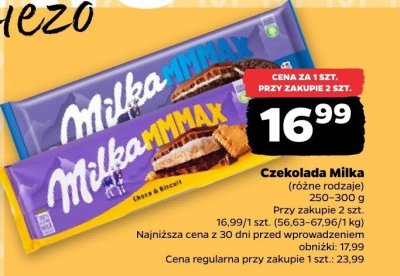 Czekolada 250-300 g, różne rodzaje promocja w Netto