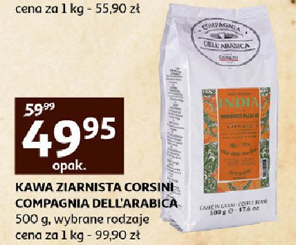 Kawa COMPAGNIA DELL'ARABICA INDIA promocja
