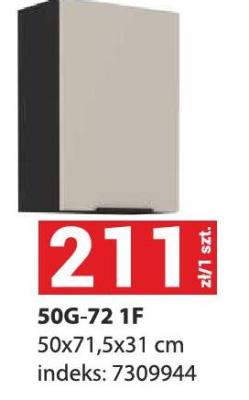 Szafka kuchenna 50G-72 1F promocja w Merkury Market