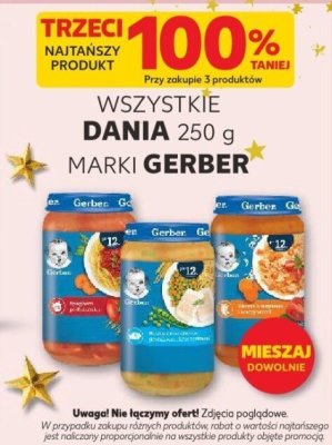Dania GERBER 250g różne rodzaje trzeci -100% promocja w Kaufland