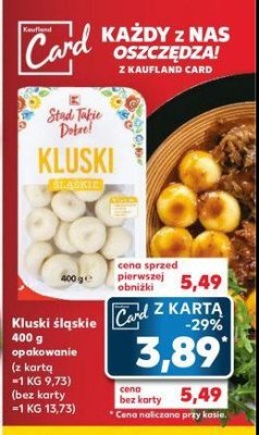 Kluski śląskie K-classic promocja