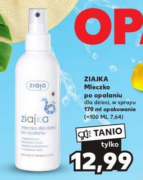 Mleczko dla dzieci po opalaniu spray Ziaja ziajka promocja