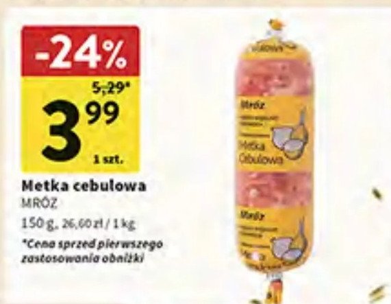 Metka cebulowa Mróz promocja