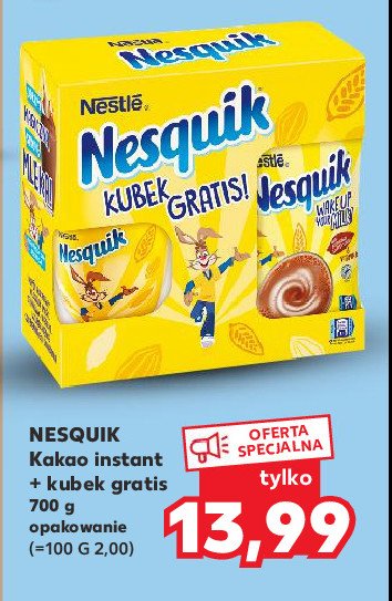 Kakao + kubek Nesquik promocja