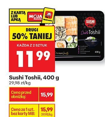 Sushi Toshii promocja w Biedronka