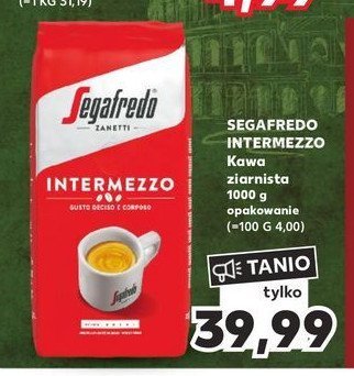 Kawa Segafredo intermezzo promocja