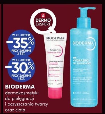 Krem BIODERMA dermokosmetyki do pielęgnacji i oczyszczania twarzy oraz ciała promocja w Super-Pharm