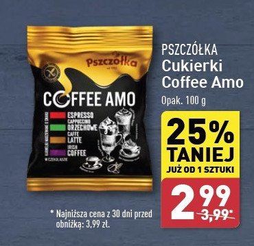 Cukierki coffee amo Pszczółka promocja