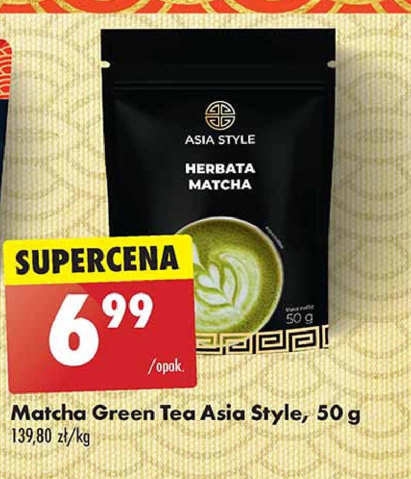 Herbata matcha Asia style promocja