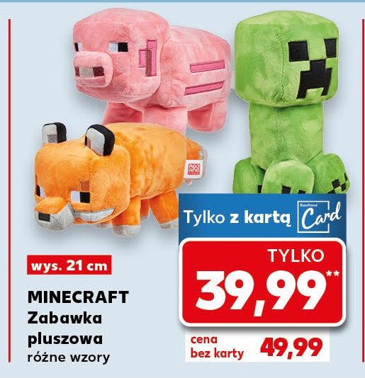 Maskotka minecraft promocja w Kaufland